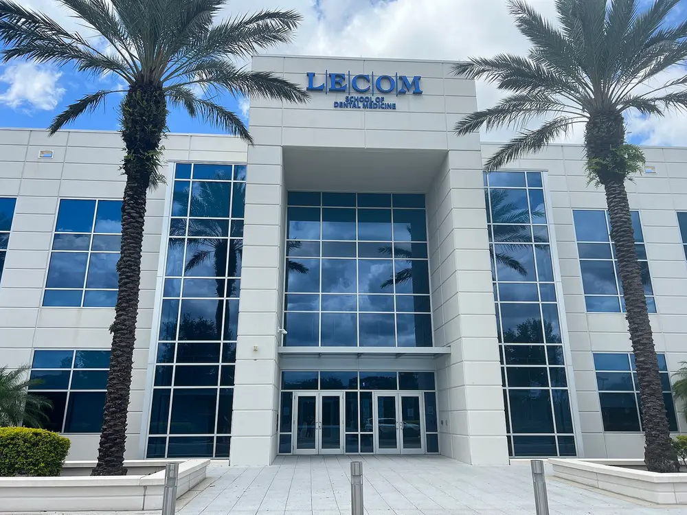 Exterior of LECOM School of Dental Medicine, Bradenton FL