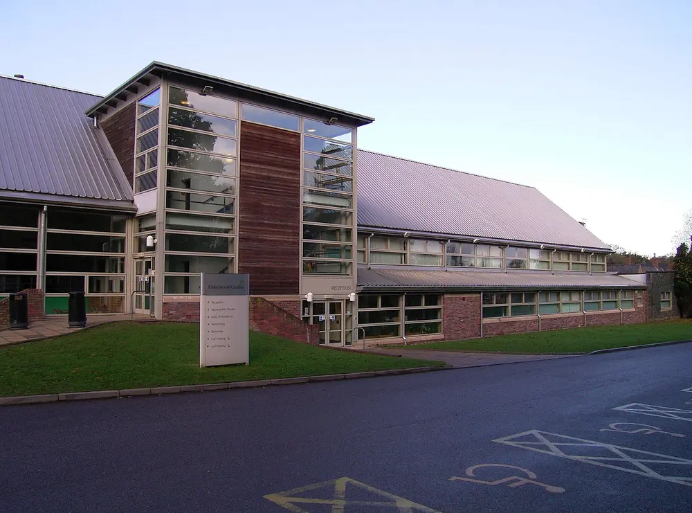 University of Cumbria, Brampton Road campus reception building, Carlisle (host campus of the Pears Cumbria School of Medicine)