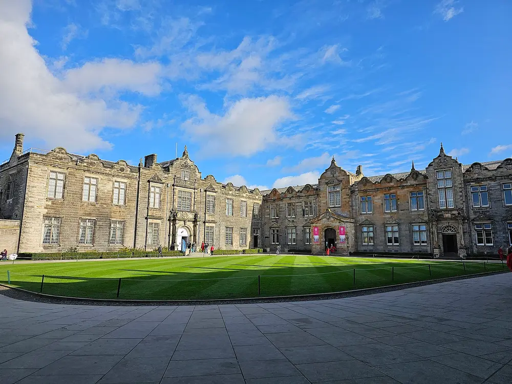 St Salvator's Quadrangle (St Salvator's College), University of St Andrews — the university's iconic historic quad on North Street.